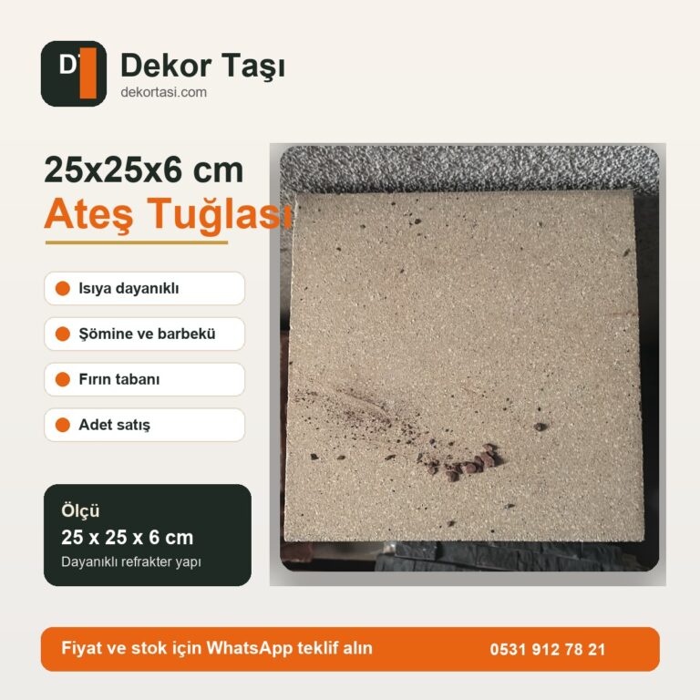 Ateş Tuğlası Çeşitleri