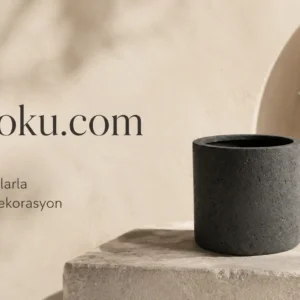 Silindirik Beton Peyzaj Saksısı 60 cm
